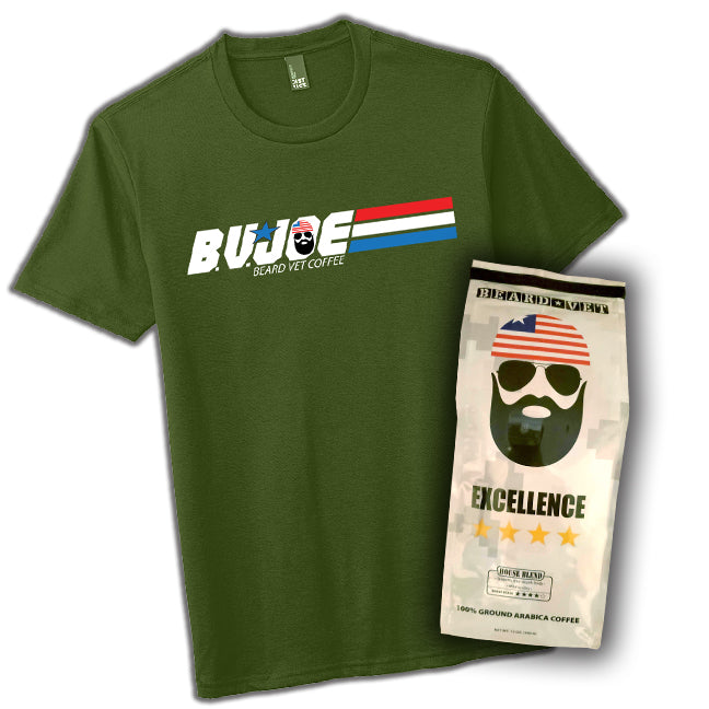 "B.V.Joe" Shirt & Coffee Combo - Green
