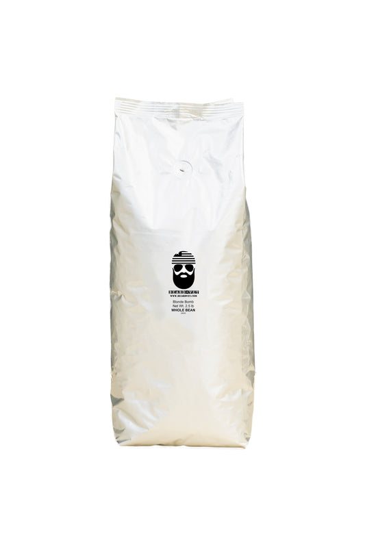 2.5 lb bag: Blonde Bomb - WHOLE BEAN