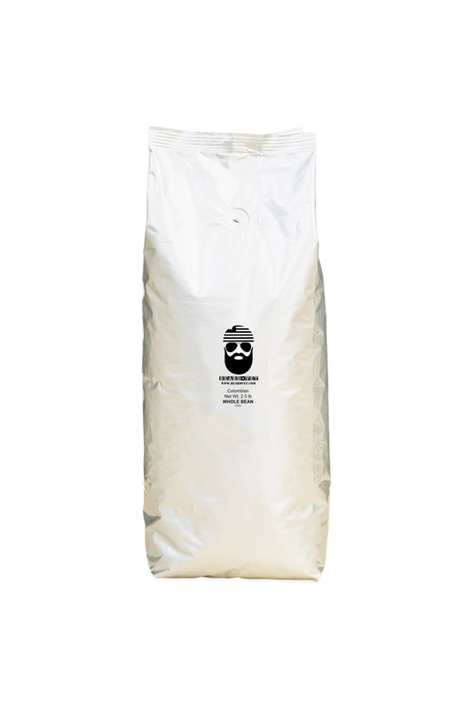 2.5 lb bag: 100% Colombian - WHOLE BEAN