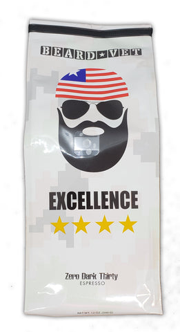 *WS - Beard Vet Excellence Coffee: Zero Dark 30 Espresso - WHOLE BEAN