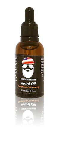 Beard Oil - Cedarwood & Nutmeg Scent