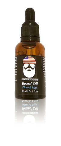 Beard Oil - Clove & Sage Scent
